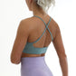 Seamless Cross Back Sports Bra