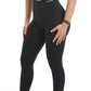 Ribbed Cross Waist Leggings