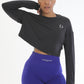 Conquest Long Sleeve Crop T-shirt