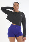 Conquest Long Sleeve Crop T-shirt