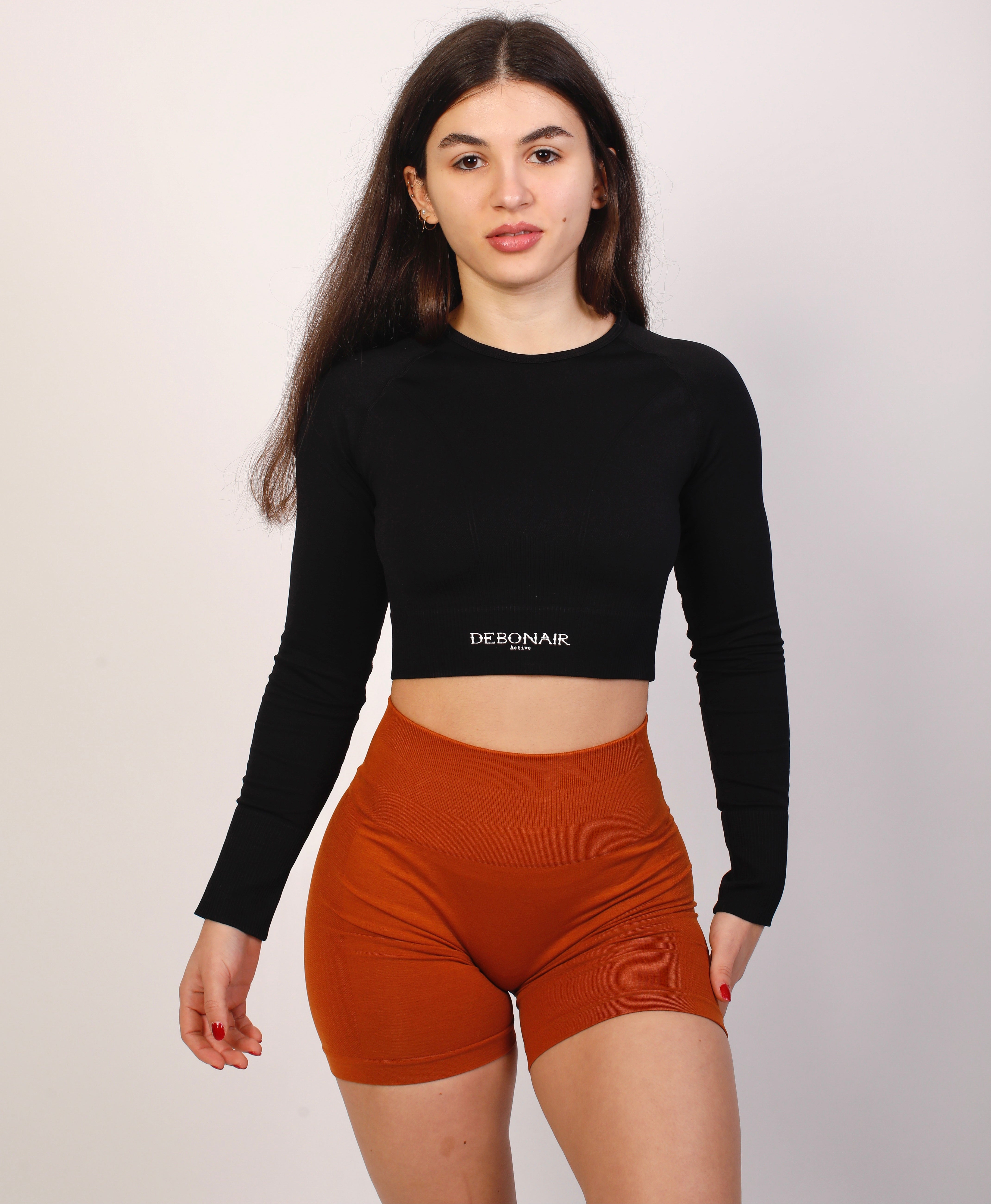 Seamless Long sleeve Crop Top