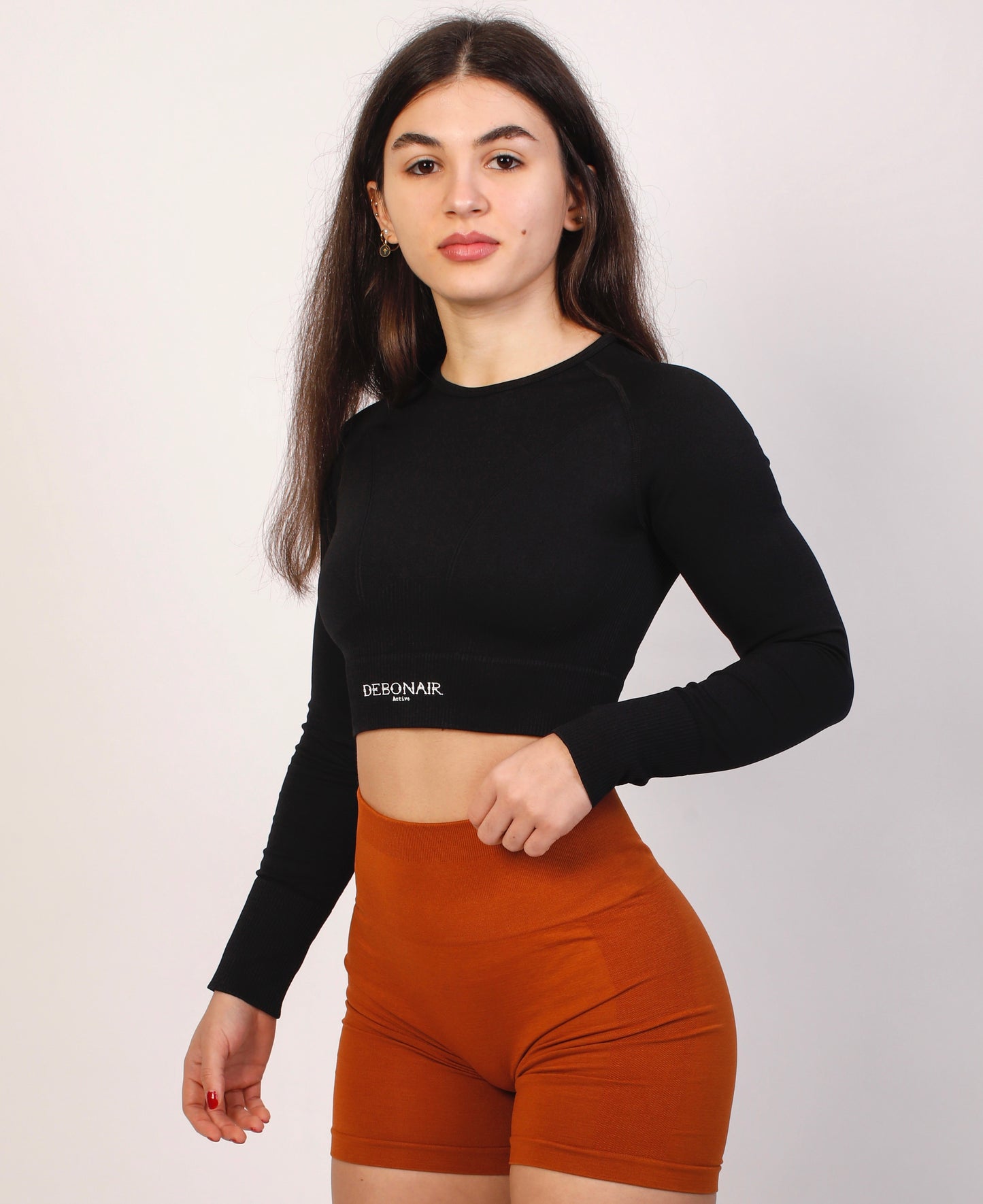 Seamless Long sleeve Crop Top