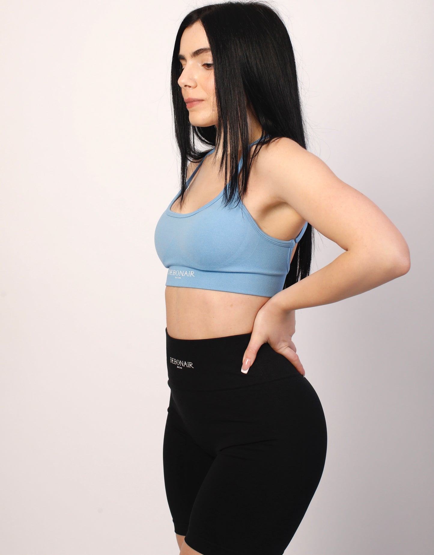 Seamless Cross Back Sports Bra