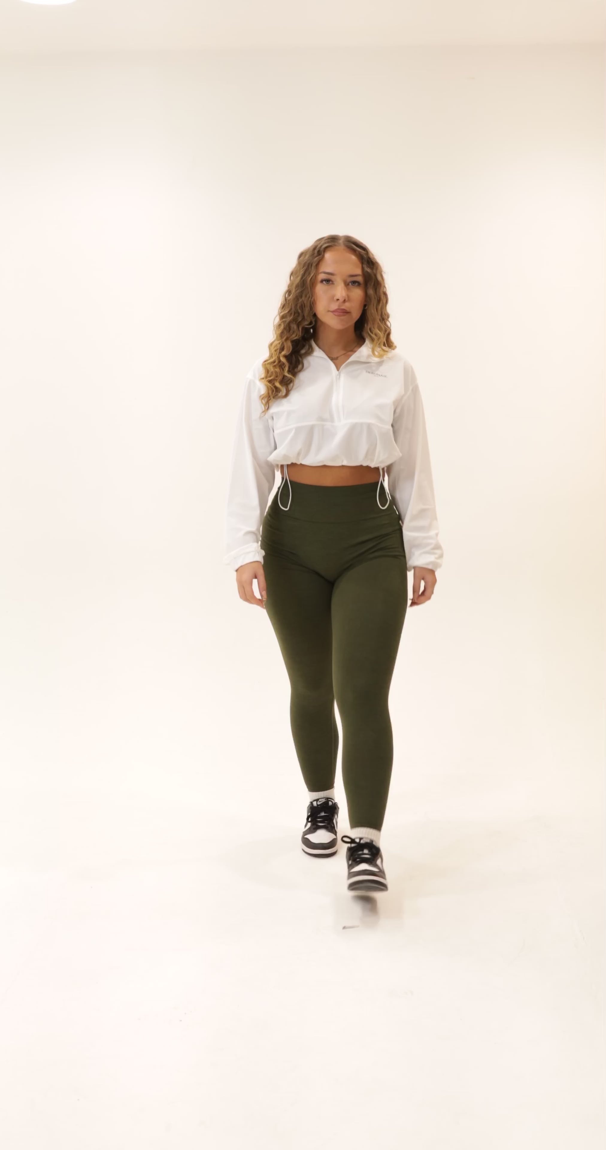 Cropped Windbreaker Jacket